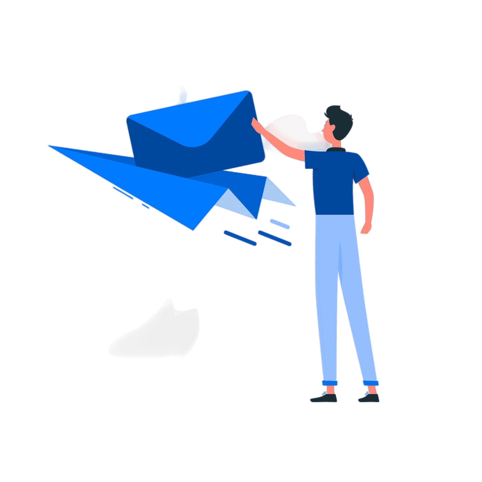 Ilustração de um envelope com um email